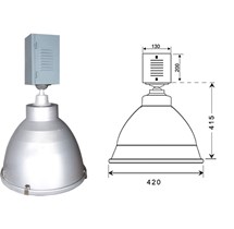 Đèn nhà kho có kính cường lực 250w - 400w 