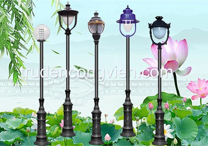 Trụ đèn công viên - kiểu Nử Hoàng 